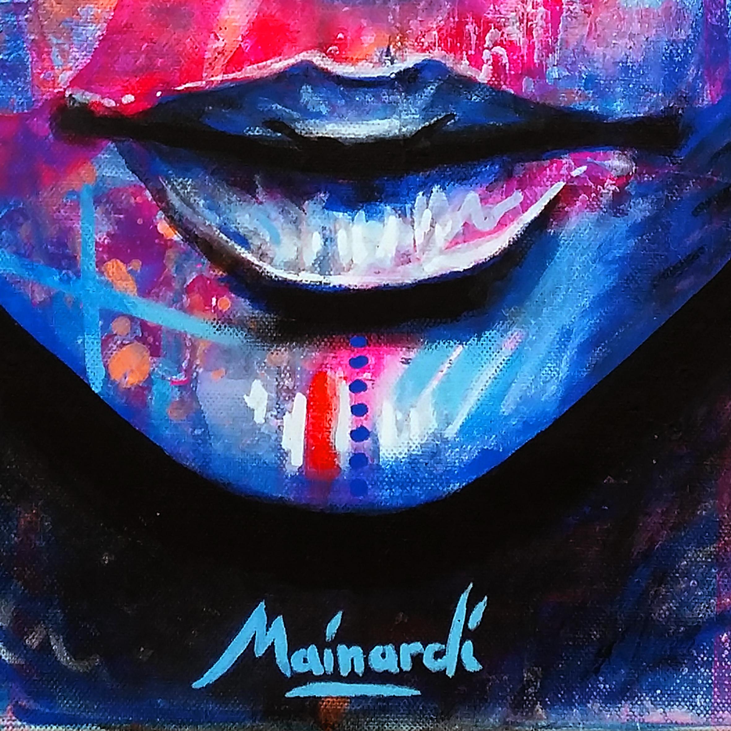 Un intérieur à l'infini - Painting de Thomas Mainardi