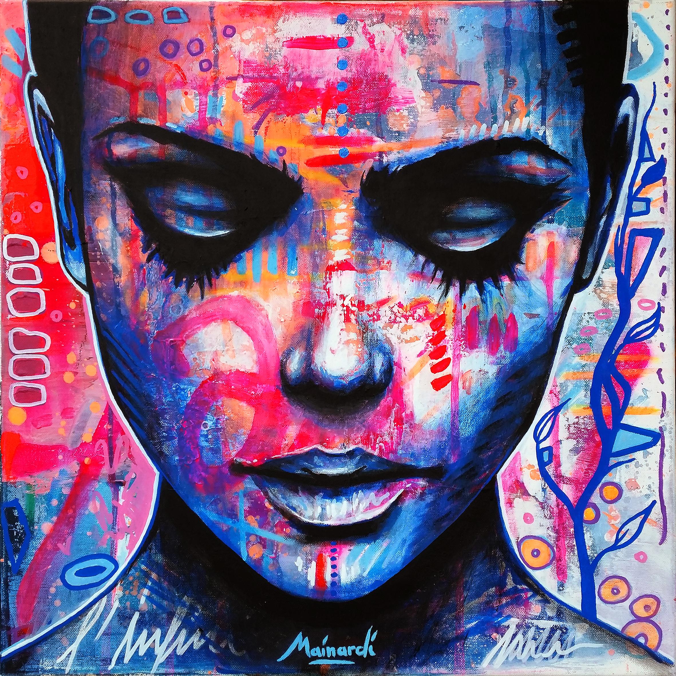 Portrait Painting Thomas Mainardi - Un intérieur à l'infini