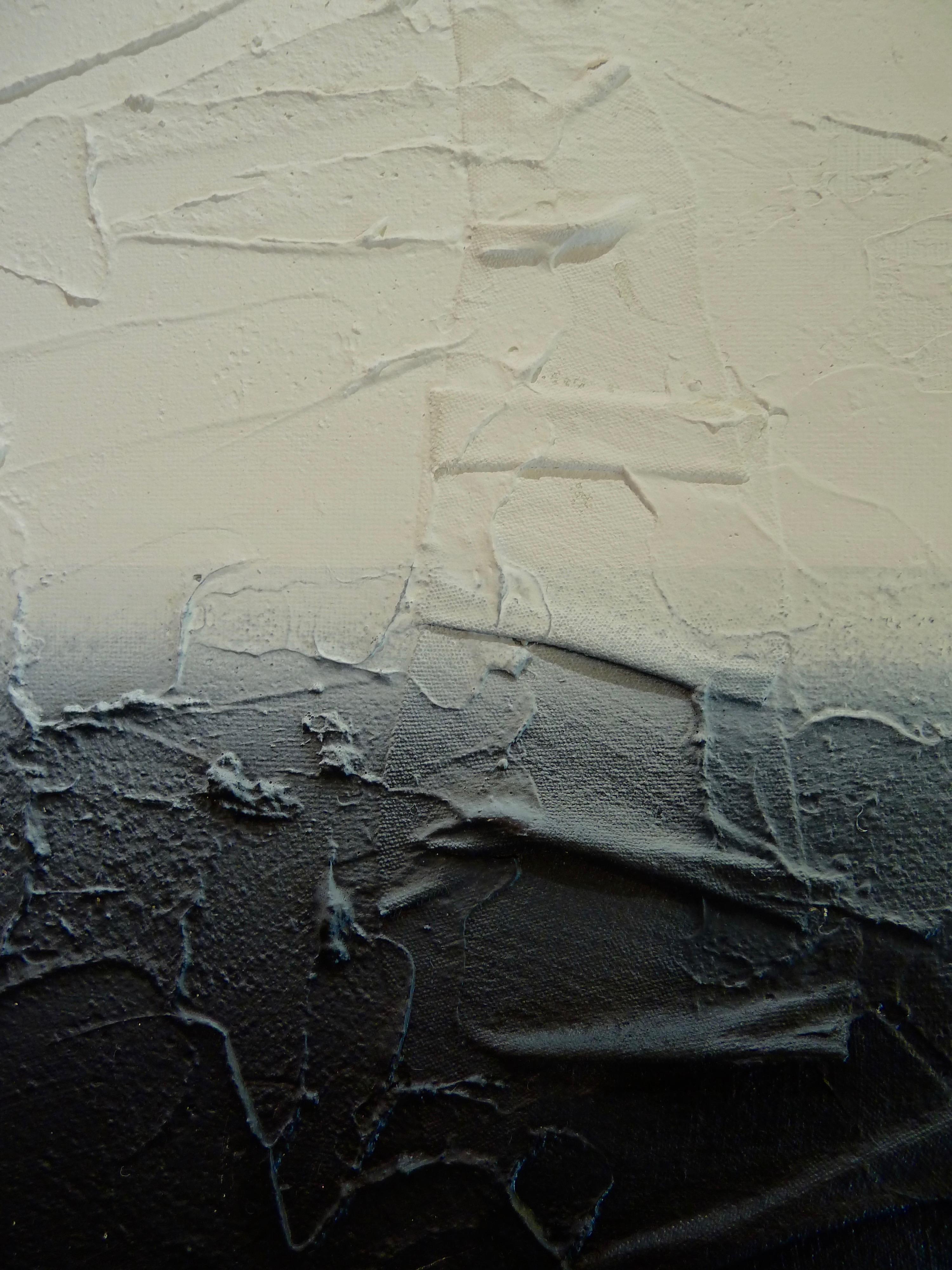 PSRM (Schwarz), Abstract Painting, von Patrick Coussot-Bex