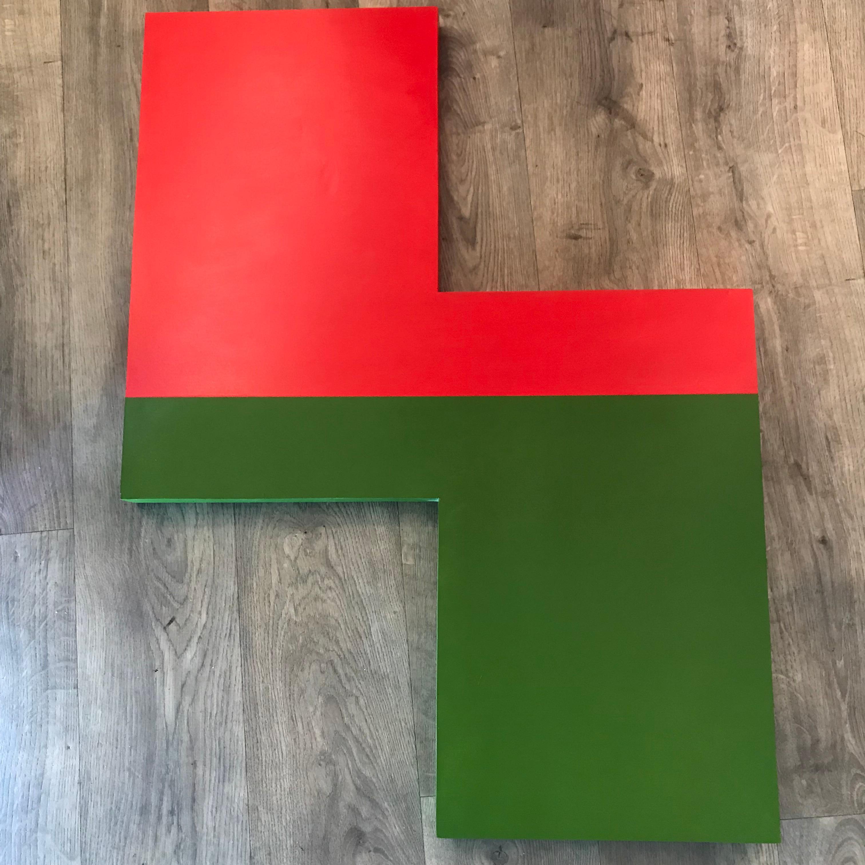 Joel Froment II Abstract Painting – Joel Froment: „Warum ging das Orange weg?“