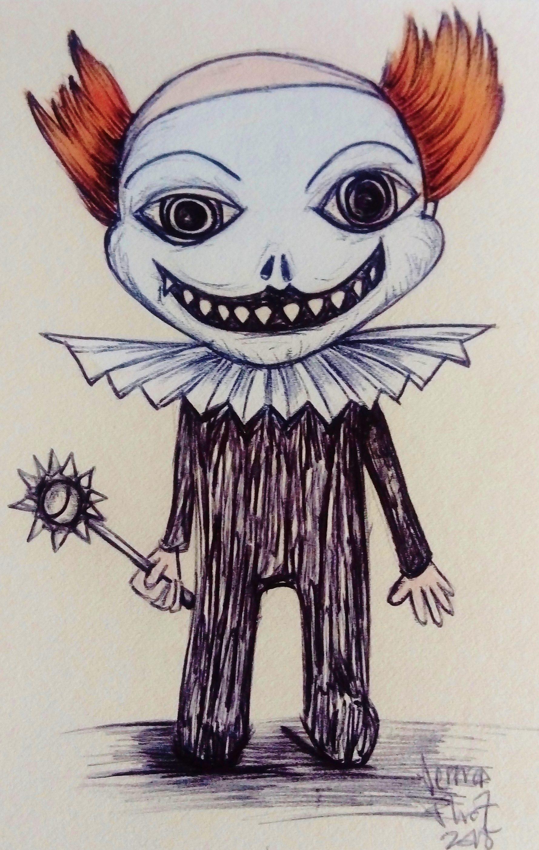 The Enchanted Clown - Art by Jessica Pliez