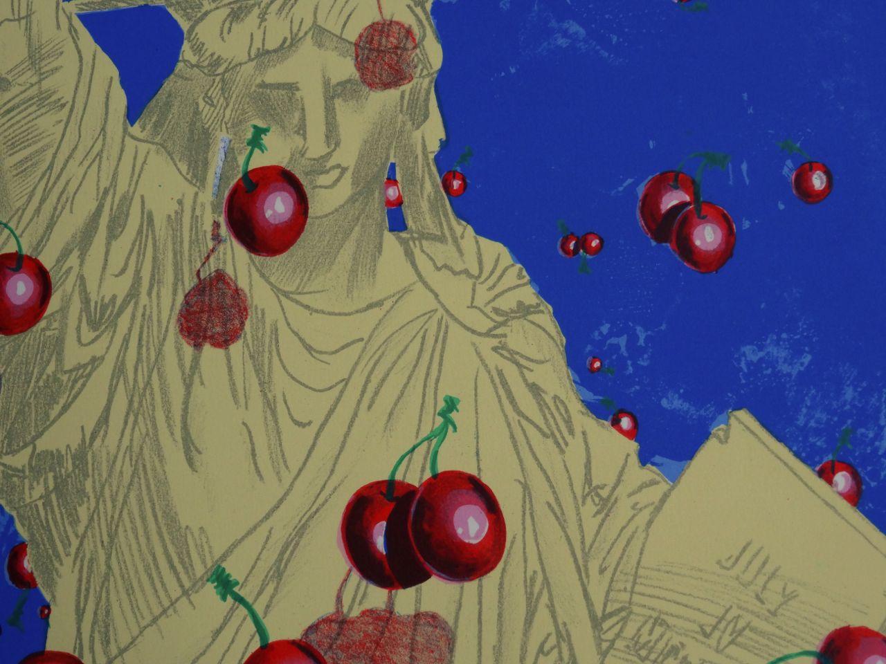 Liberty - Painting by Jacques Halbert
