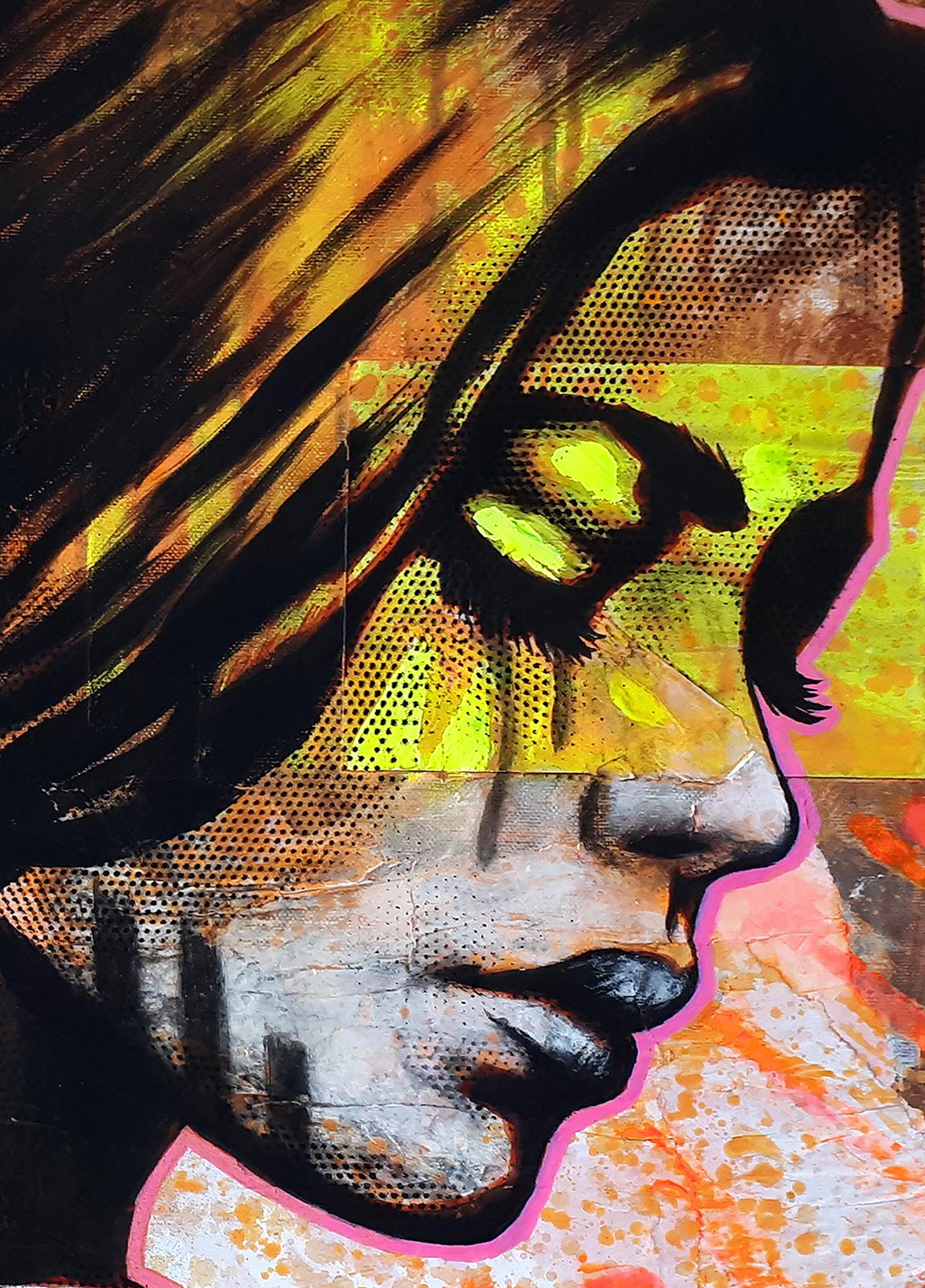 Il Teardrop definitivo - Portrait Painting Marrone di Thomas Mainardi
