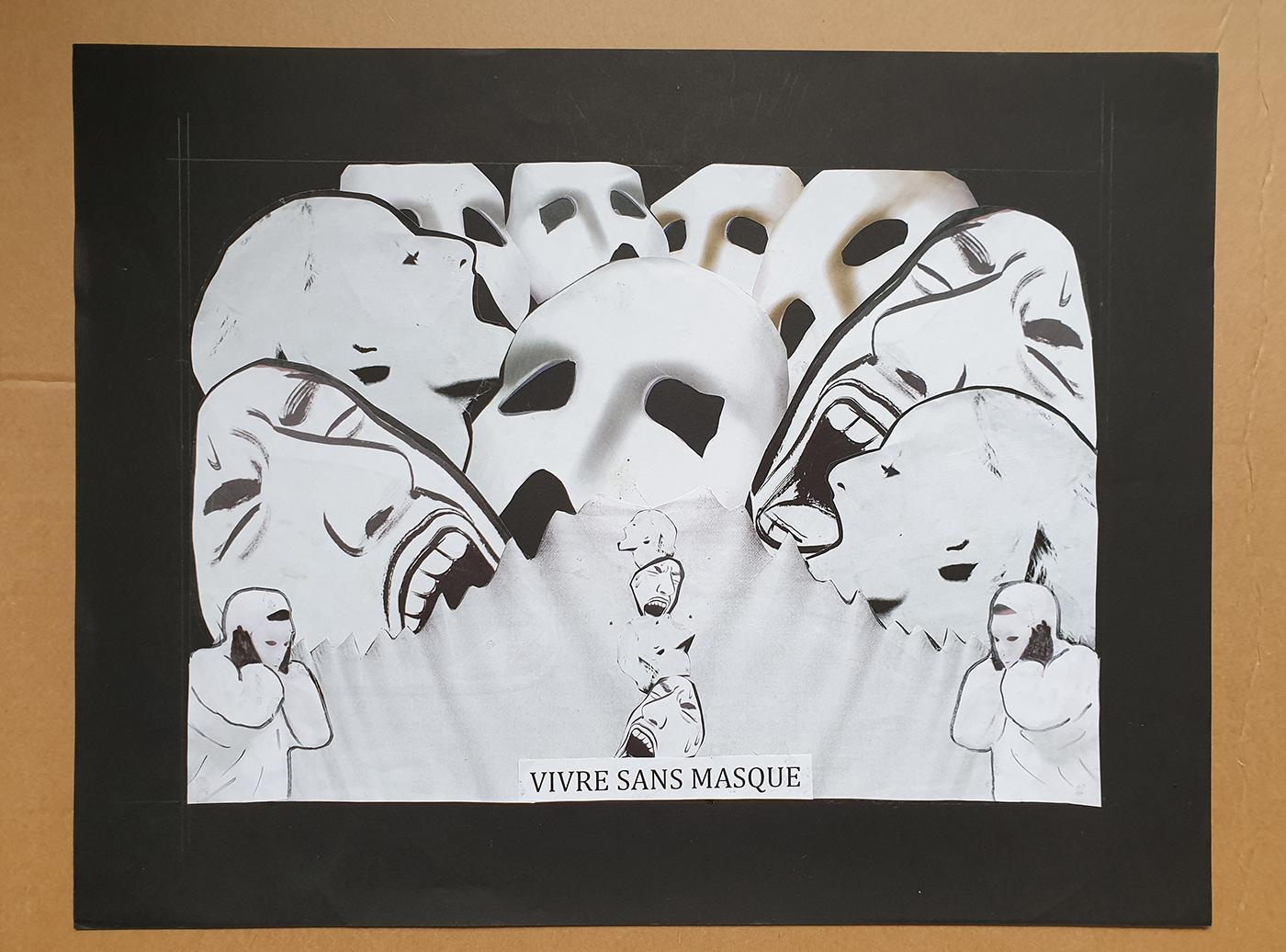 Abstract Painting di Elisa Casbas - Vivre sans masques