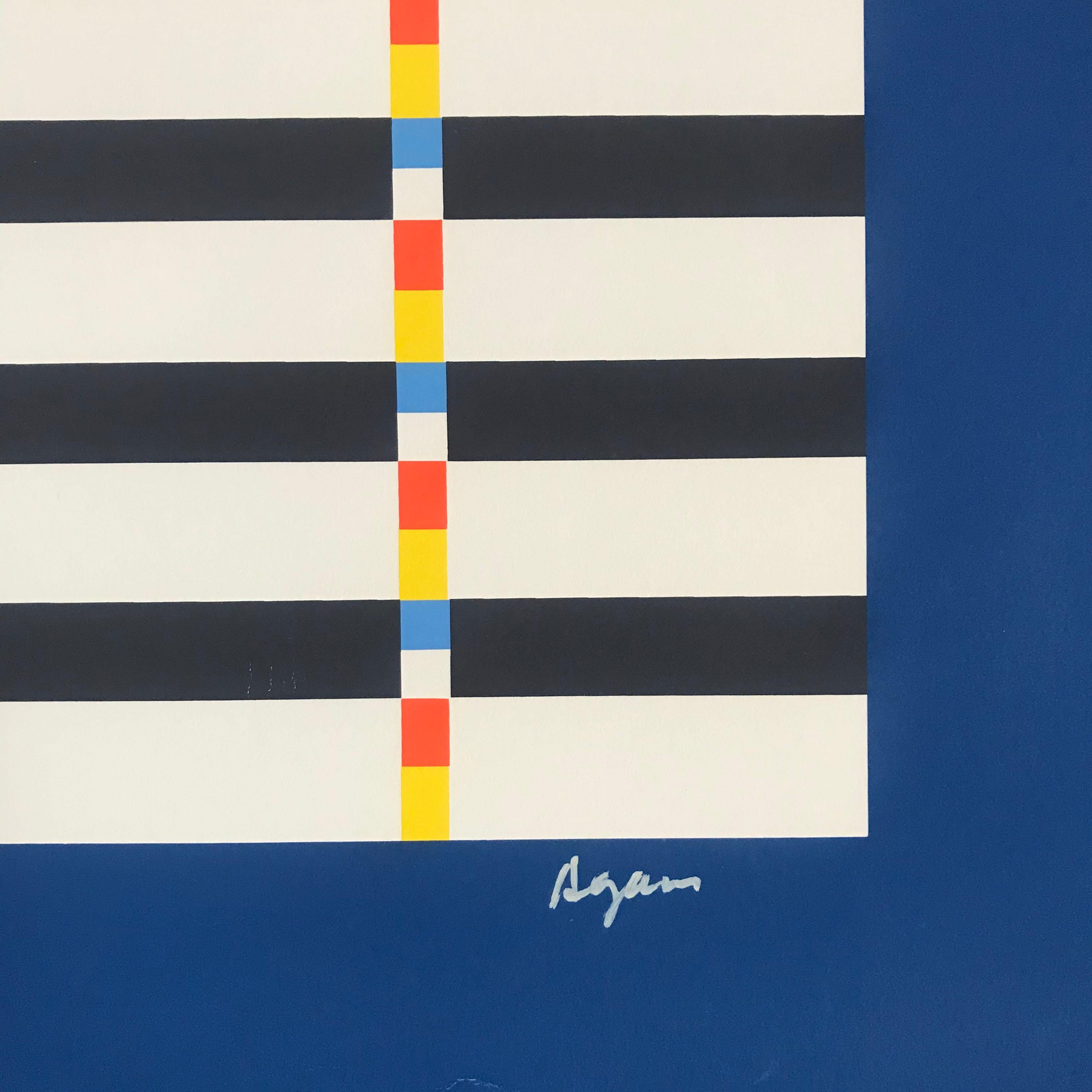 Yaacov Agam
Lithographie 
Hommage à Mondrian
Nombre 50/100
Circa 1975

71 x 67 cm