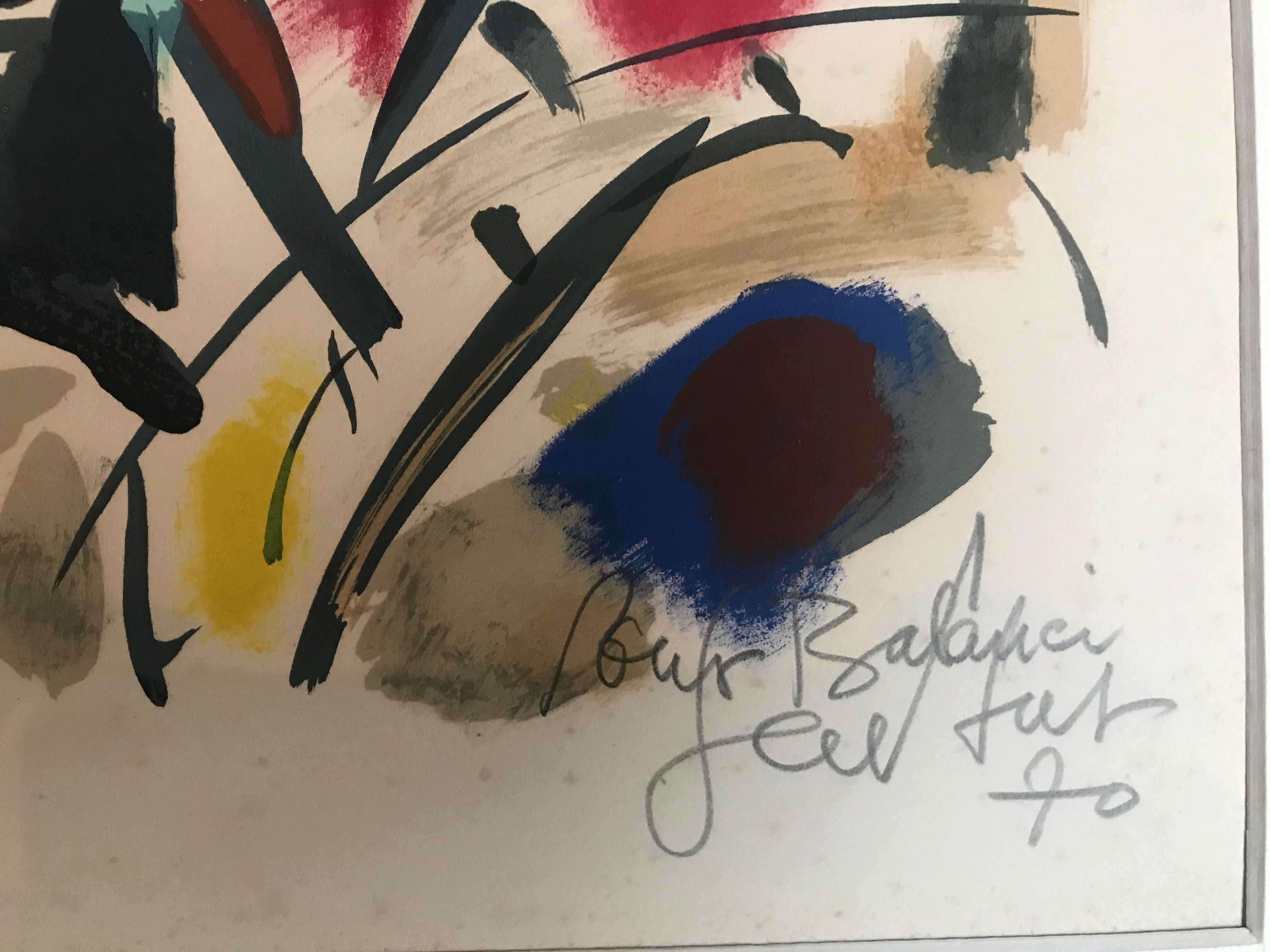 Gen paul
Lithographie Moulin rouge / Edith Piaf
Rare épreuve d’artiste 
1970
Signée , datée et dédicacée au crayon par l’artiste 
74x57 cms
1800 euros 