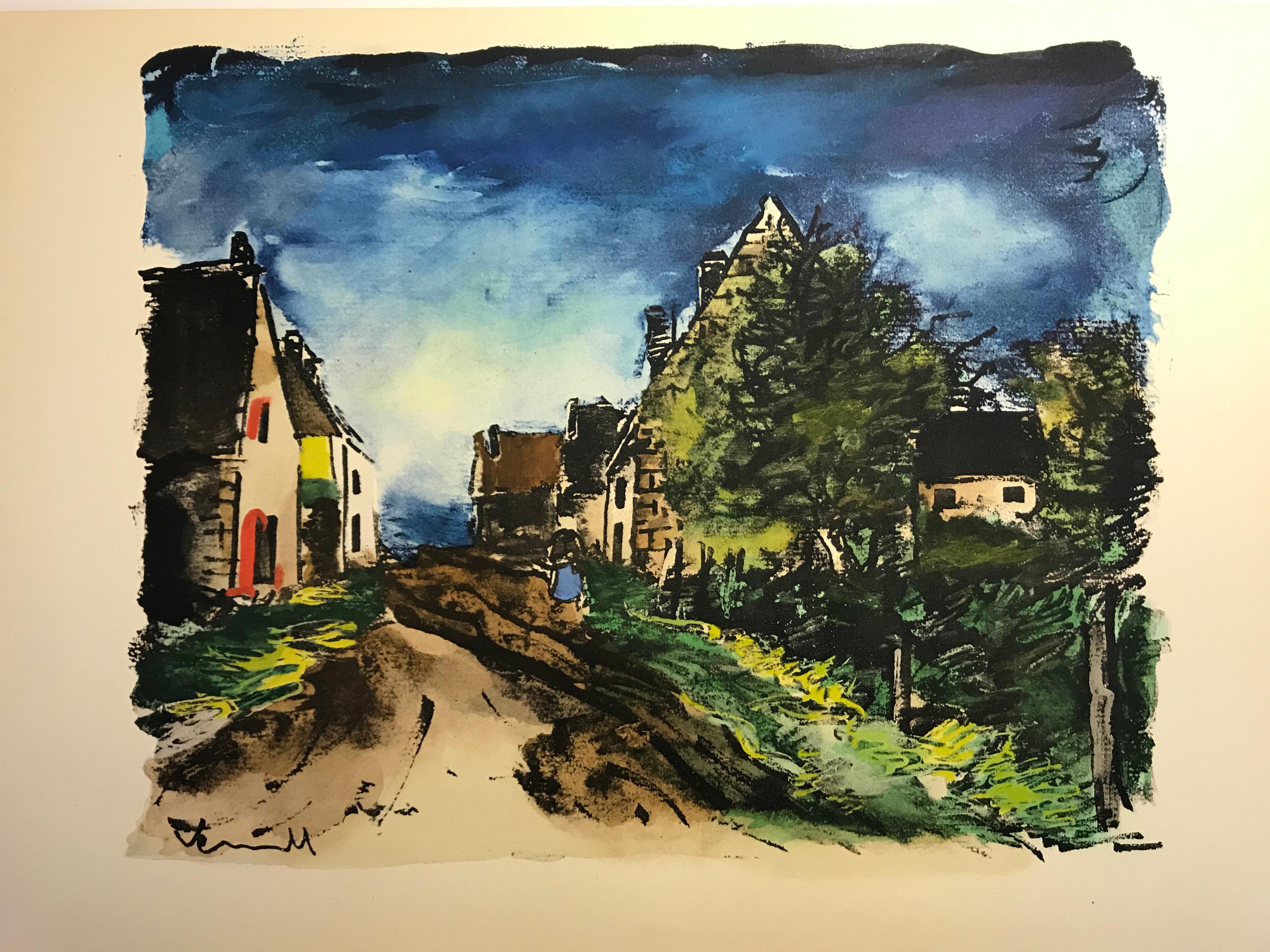 Maurice vlaminck Paysage d’île de France  For Sale 3