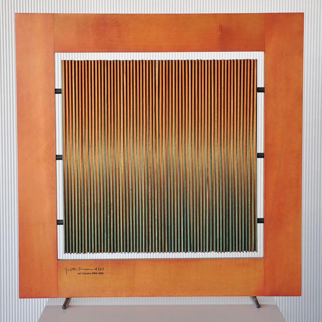 Gaetano Pesce escultura de madera y metal marco 1968 en venta 2