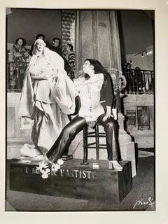 Patrick Siccoli Le baiser de l'artiste (fiac 1977)