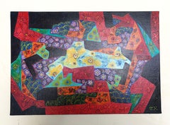 Jocelyne Hoffelt  ""FLEURS EN PUZZLE"  " 2020