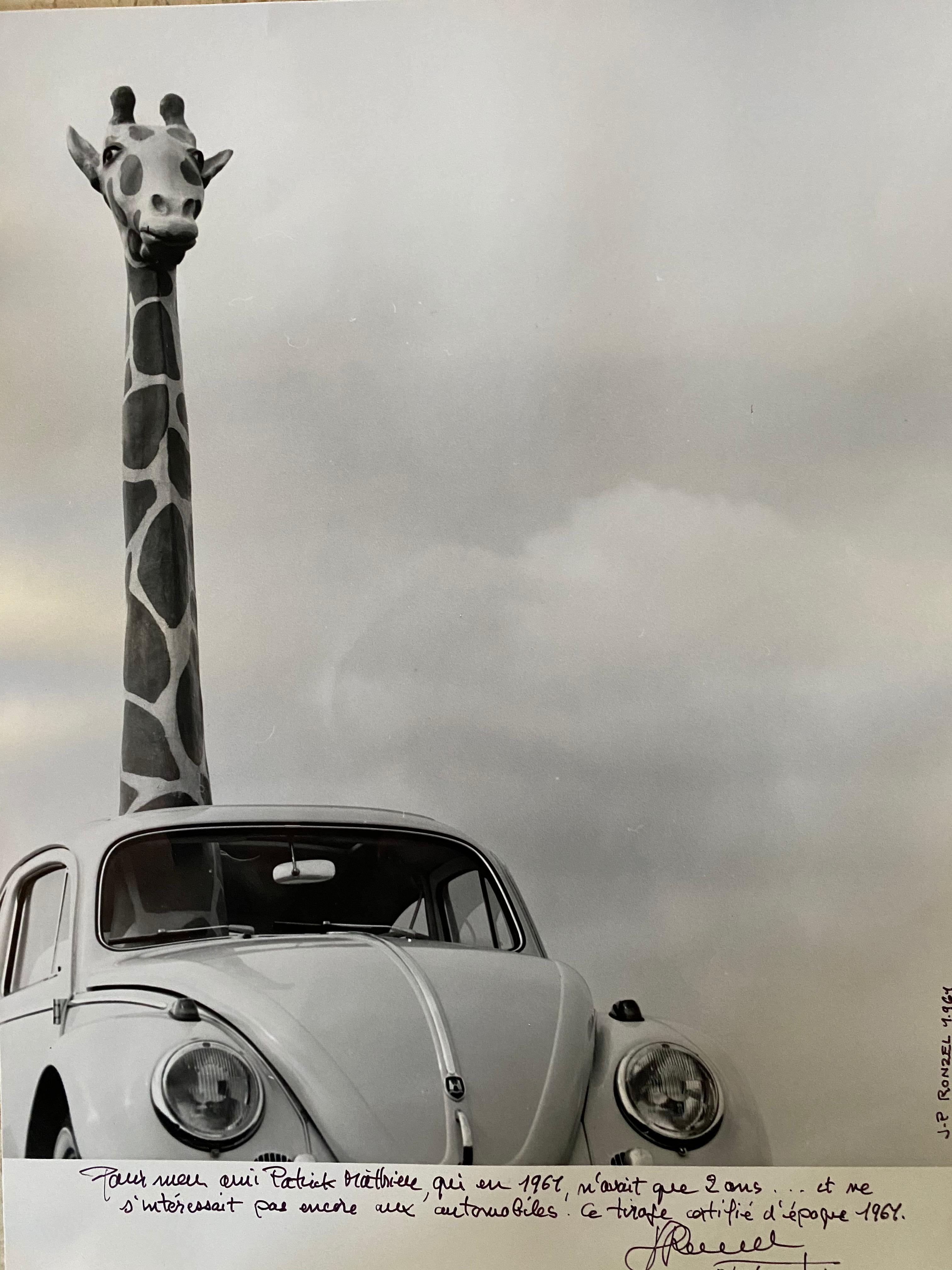 Jean pierre Ronzel Black and White Photograph - Jean-Pierre Ronzel Mythical "original Volkswagen beetle print"