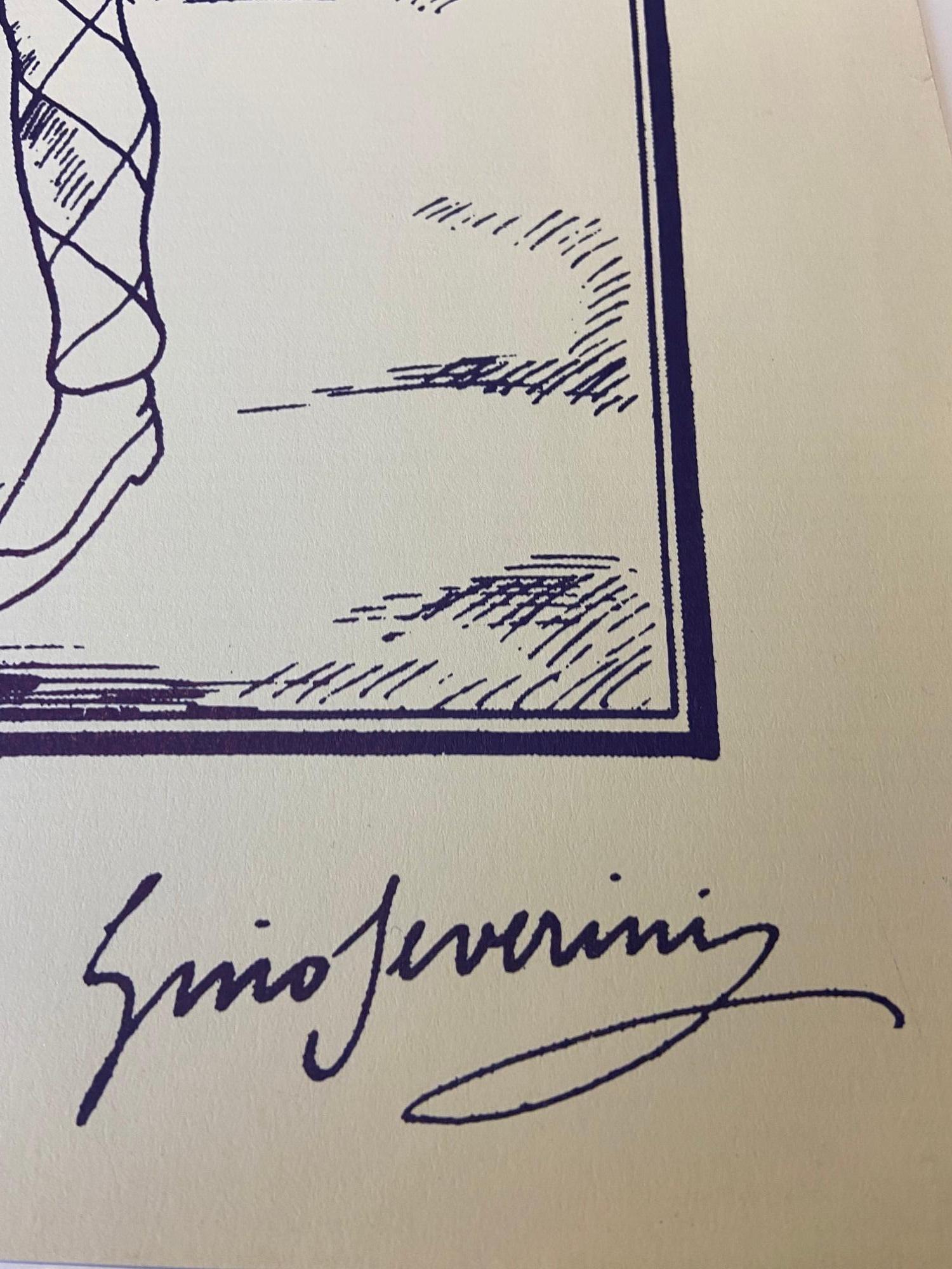Gino Serverini  
exprints Commedia dell'arte
64 x 46 cm  
about 1962
signature dans la planche
190 euros