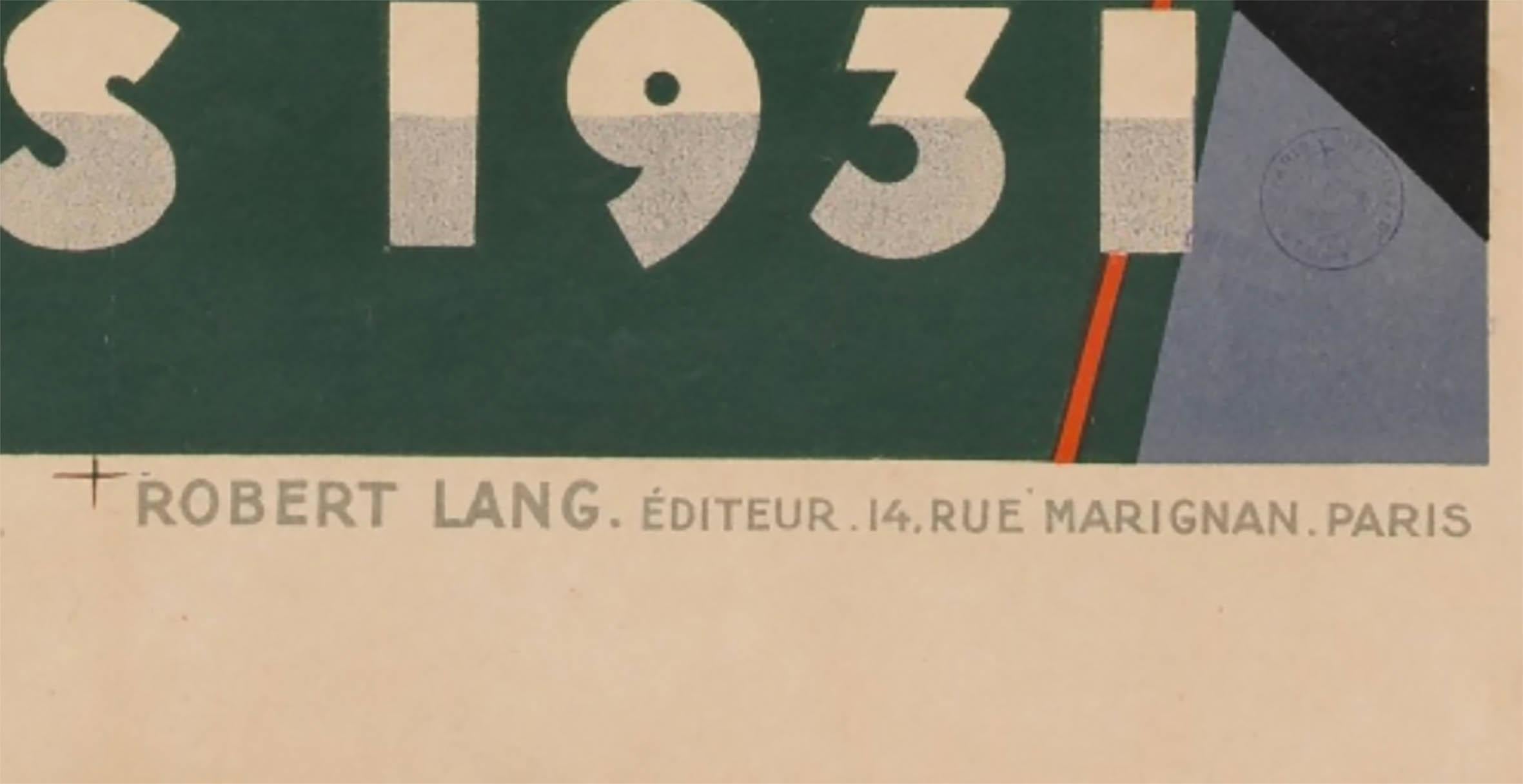 JEAN VICTOR DESMEURES - Exposición Colonial Internacional de París - 1931 en venta 5