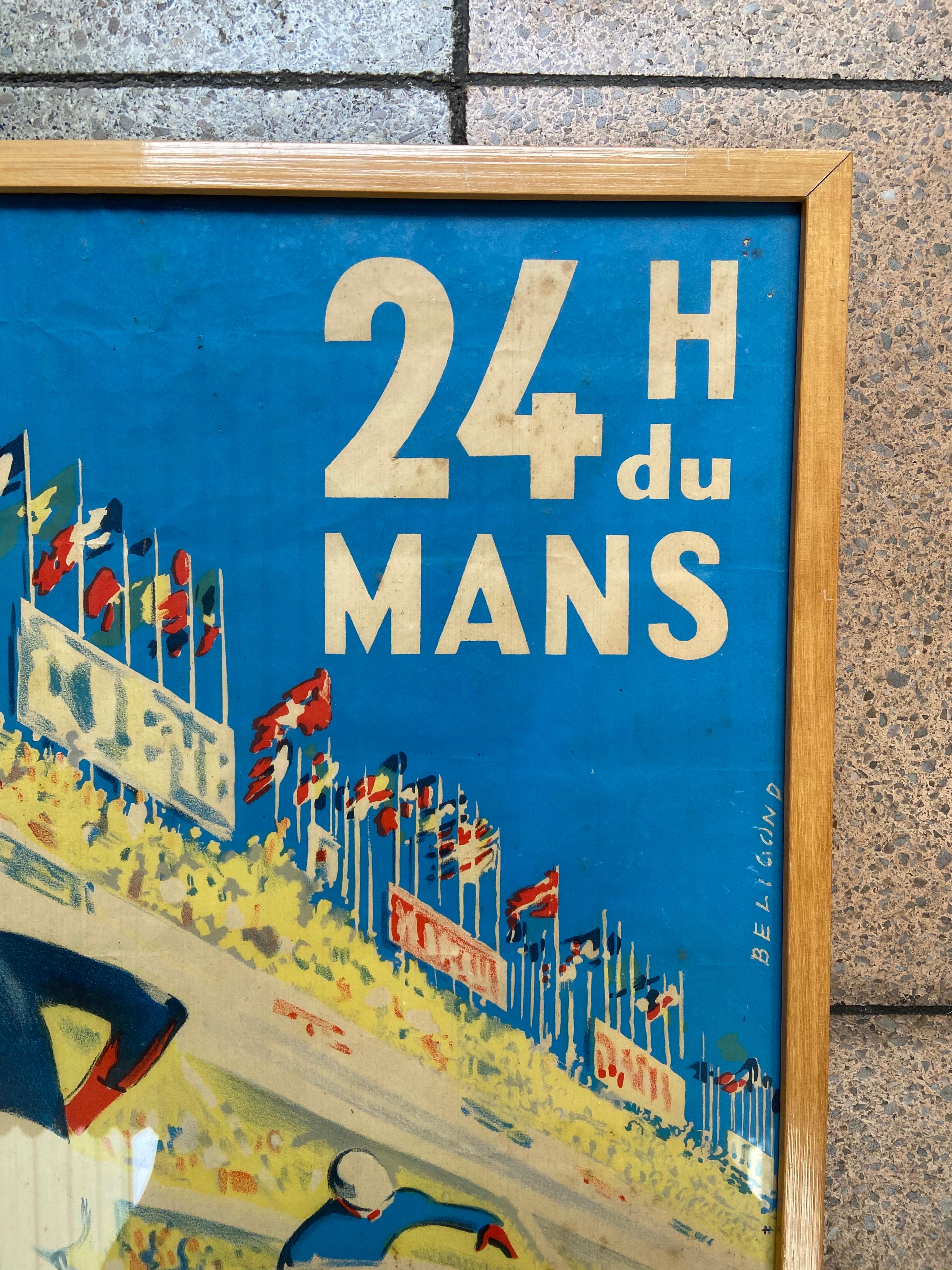 24h du Mans Poster - Michel Beligond  5