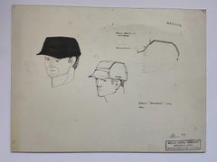 Disegno "Uomo con casco 3" per la NASA - Raymond Loewy e William Snaith