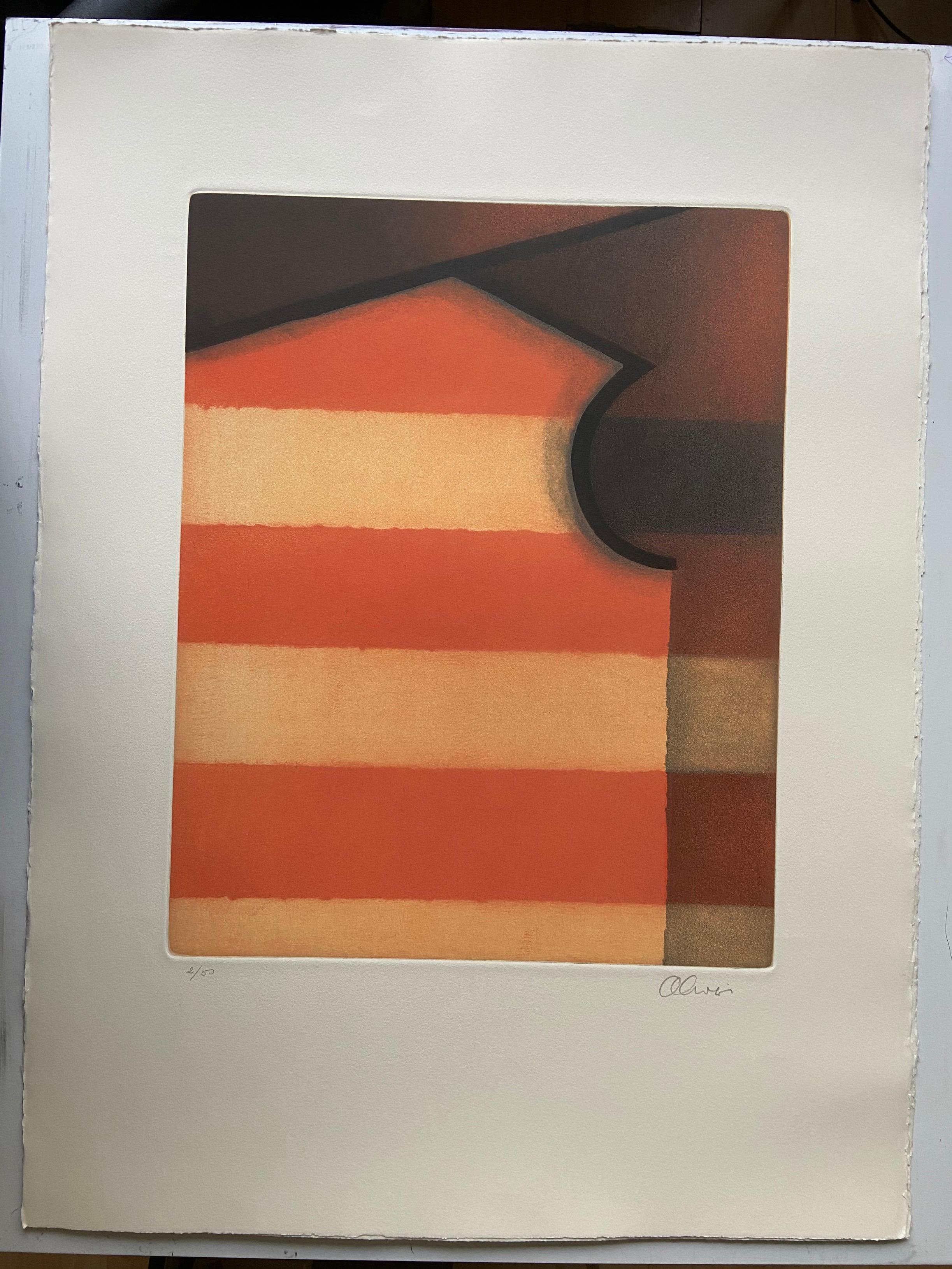 Perry Oliver Lithograph - Icono abanderado
Lithograph edited and printed by Poligrafa Barcelona in 1999
Signed and numbered 2/50
