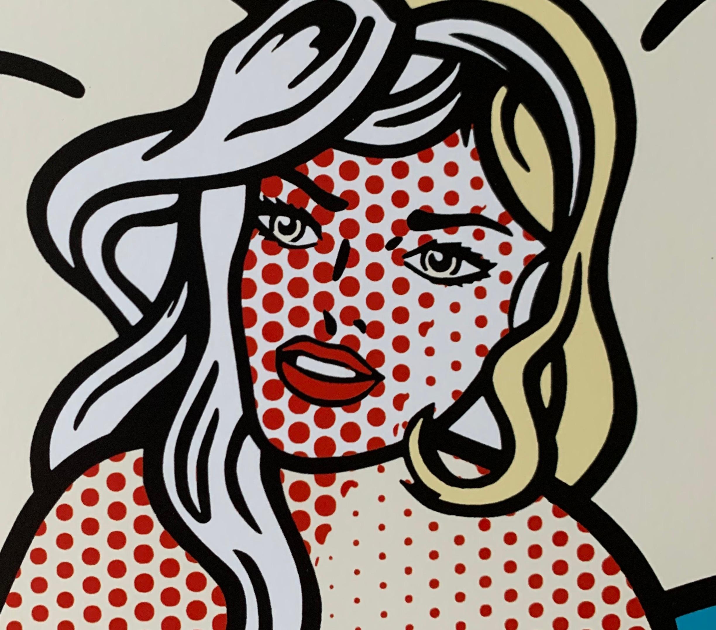 Roy Lichtenstein Exhibition Poster - Nudes with Beach Ball 1