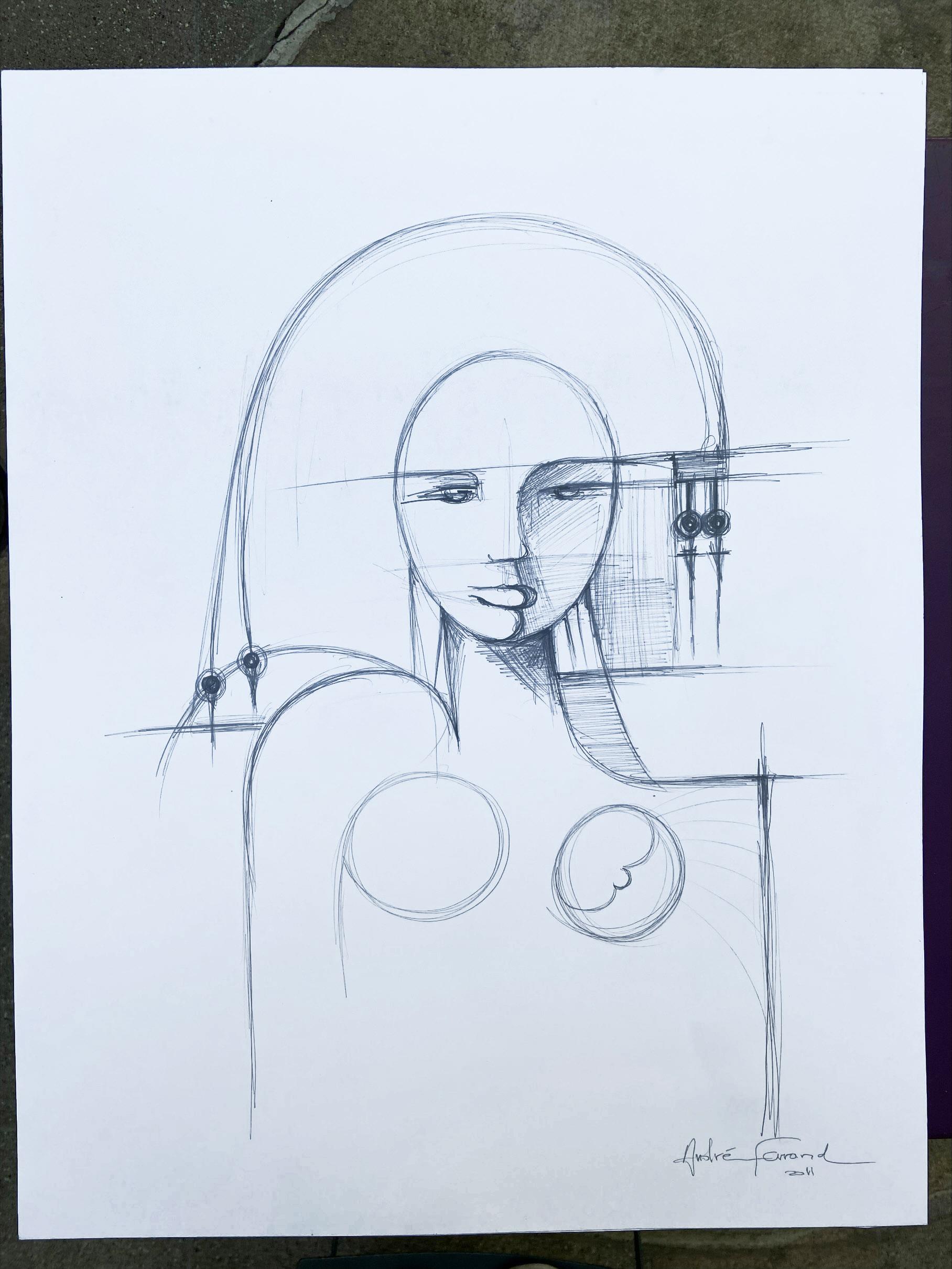 André Ferrand - Portrait 3 For Sale 2