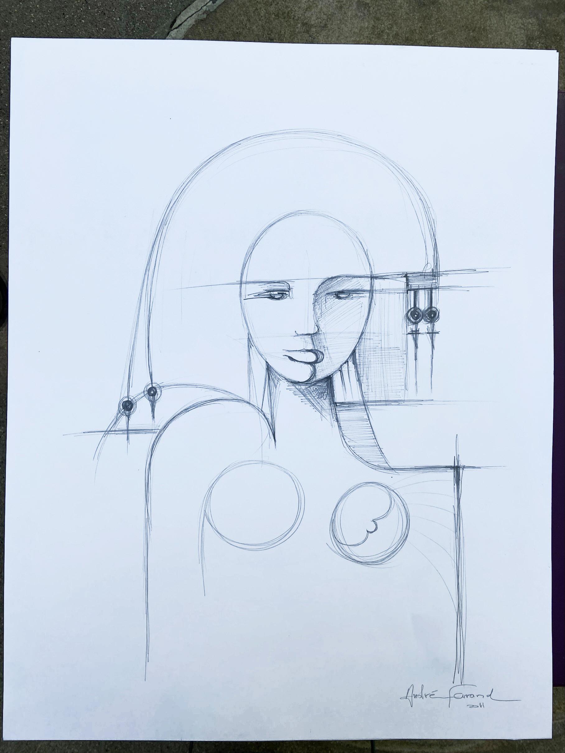 André Ferrand - Portrait 3 For Sale 3