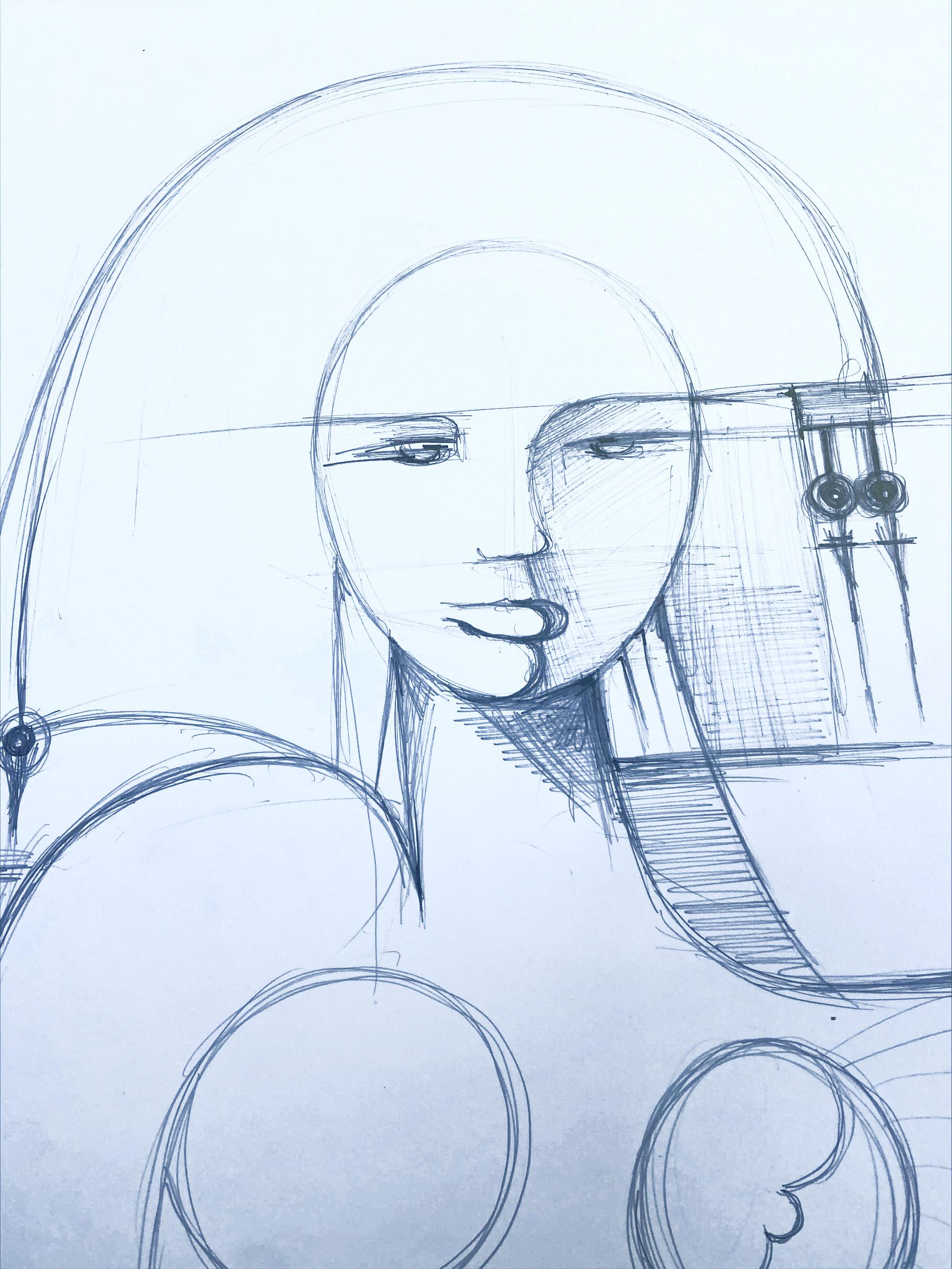 André Ferrand - Portrait 3 For Sale 4