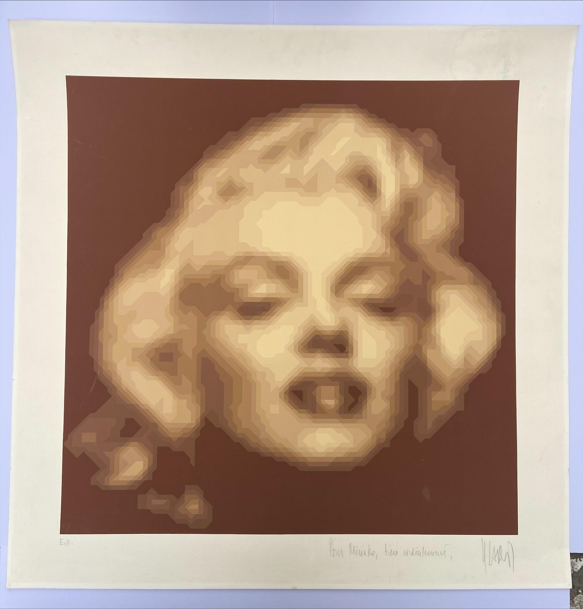 Yvaral (Jean-Pierre Vasarely) - Marilyn - Circa 1079 For Sale 2
