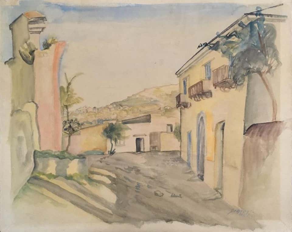 Ischia - Watercolor on Paper by Léopold Survage