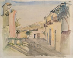 Ischia - Aquarell auf Papier von Léopold Survage