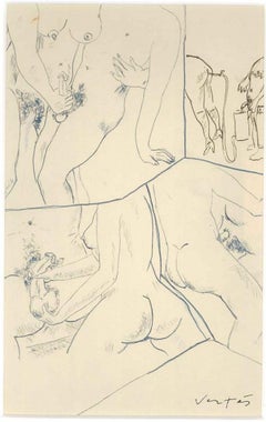 Vintage Erotic Drawing n. 3