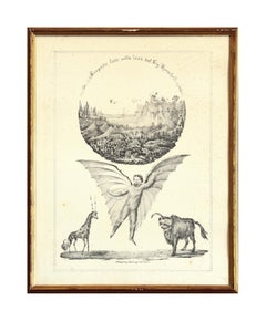 Discoveries Made On The Moon - 1836 - Gaetano Dura - Lithograph - Old Masters