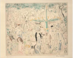 Amicalement - da Rues et Visages de Paris - Puntasecca/Attraverso - Anni '20 - Moderno