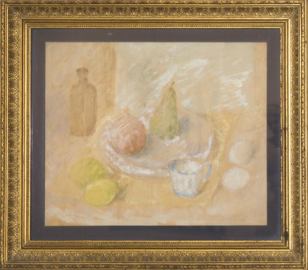 Hand signed and dated by the artist lower right. Includes a beautiful contemporary wooden gilded frame. In excellent conditions.

References:
- Catalogo della mostra di Pio Semeghini / by Licisco Magagnato, with an essay by C.L. Ragghianti  and a