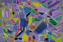 Reticulum - Oil on Canvas by Giorgio Lo Fermo - 1995