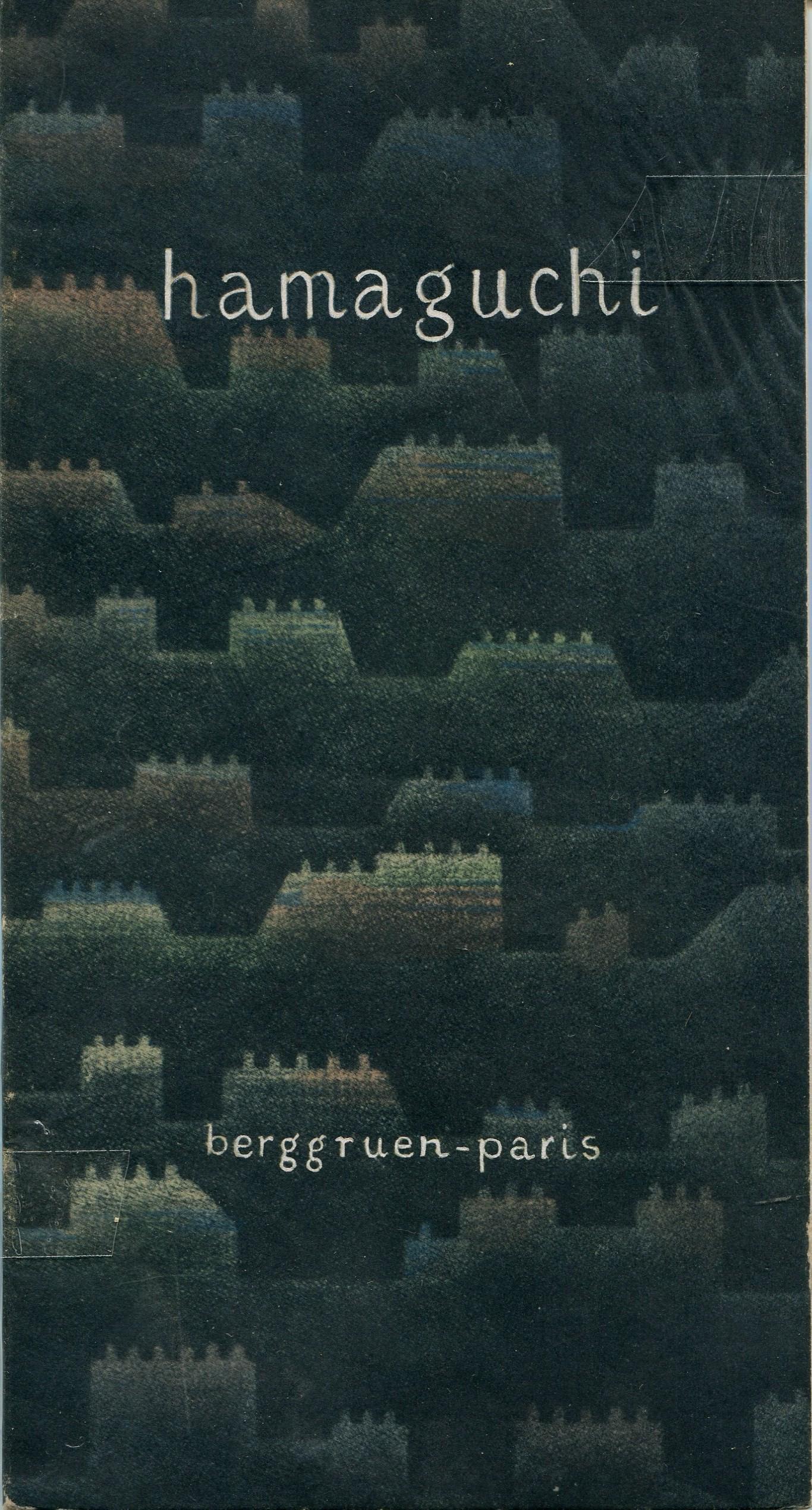 Hamaguchi - Rare Catalogue of Exhibition at Galerie Berggruen - 1958 - Art by Yozo Hamaguchi