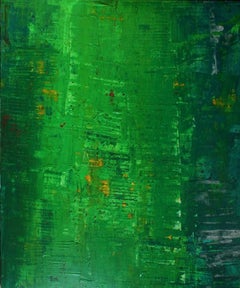 Composition abstraite - années 2000 - Li Lei - Huile sur toile - Contemporain