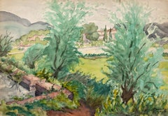 Landscape - Northern France - Watercolor on Paper - 1932
