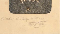 Portrait of Jesus - Woodcut by Max Théron - Early 1900