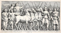 Le Bourguignon - Original Etching by François Perrier - 1630