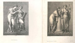 Apollon et les Muses - Lithograph after Prud'hon by J. Boilly