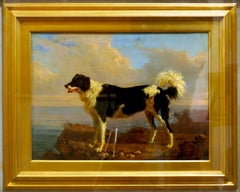 Dog - Oil on Canvas by Filippo Palizzi - Second Half of 19th Century