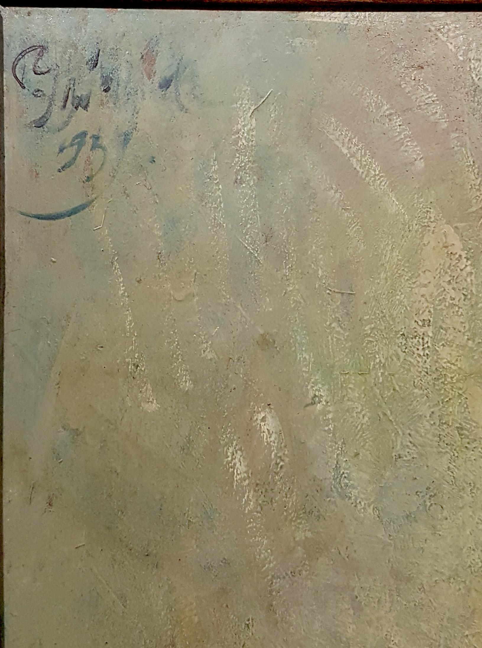 Autoritratto - Olio su masonite di Paulo Ghiglia - 1937 in vendita 3
