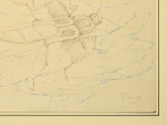 Insect - Crayon et pastel sur carton - 1945