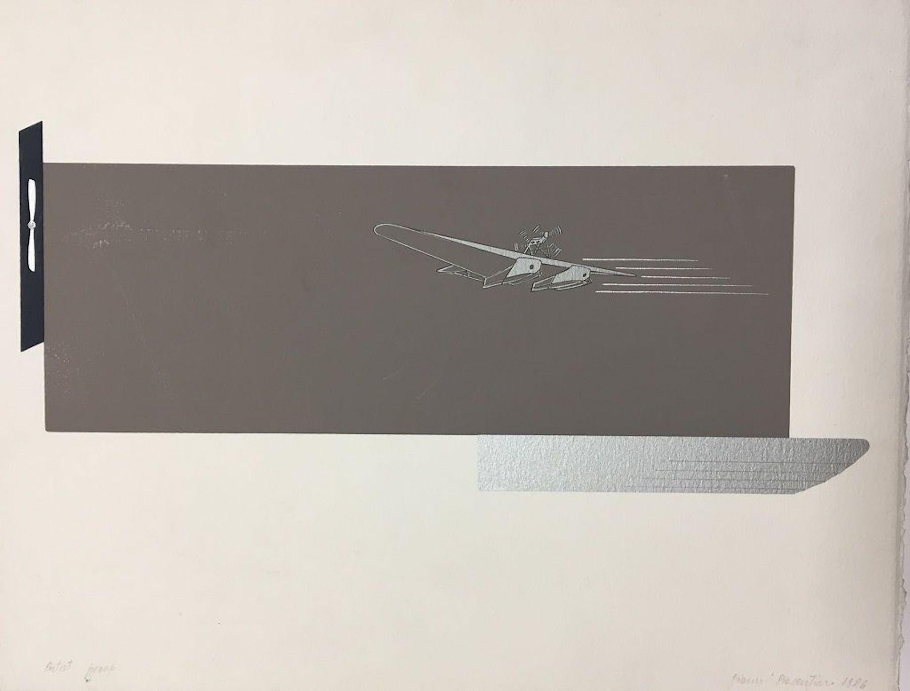 Gianni Piacentino Abstract Print - Untitled - Original Serigraph 1986