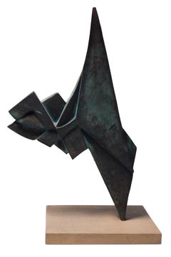 Totem - Original Bronze Sculpture by Fulvio Ligi - Second Half of 20th Century