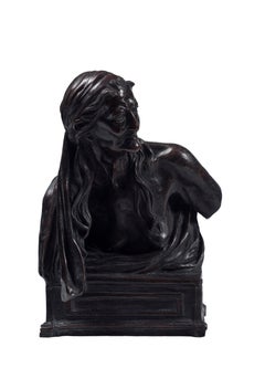 La Sibylle - Sculpture originale en bronze de Vincenzo Gemito - fin du XIXe siècle