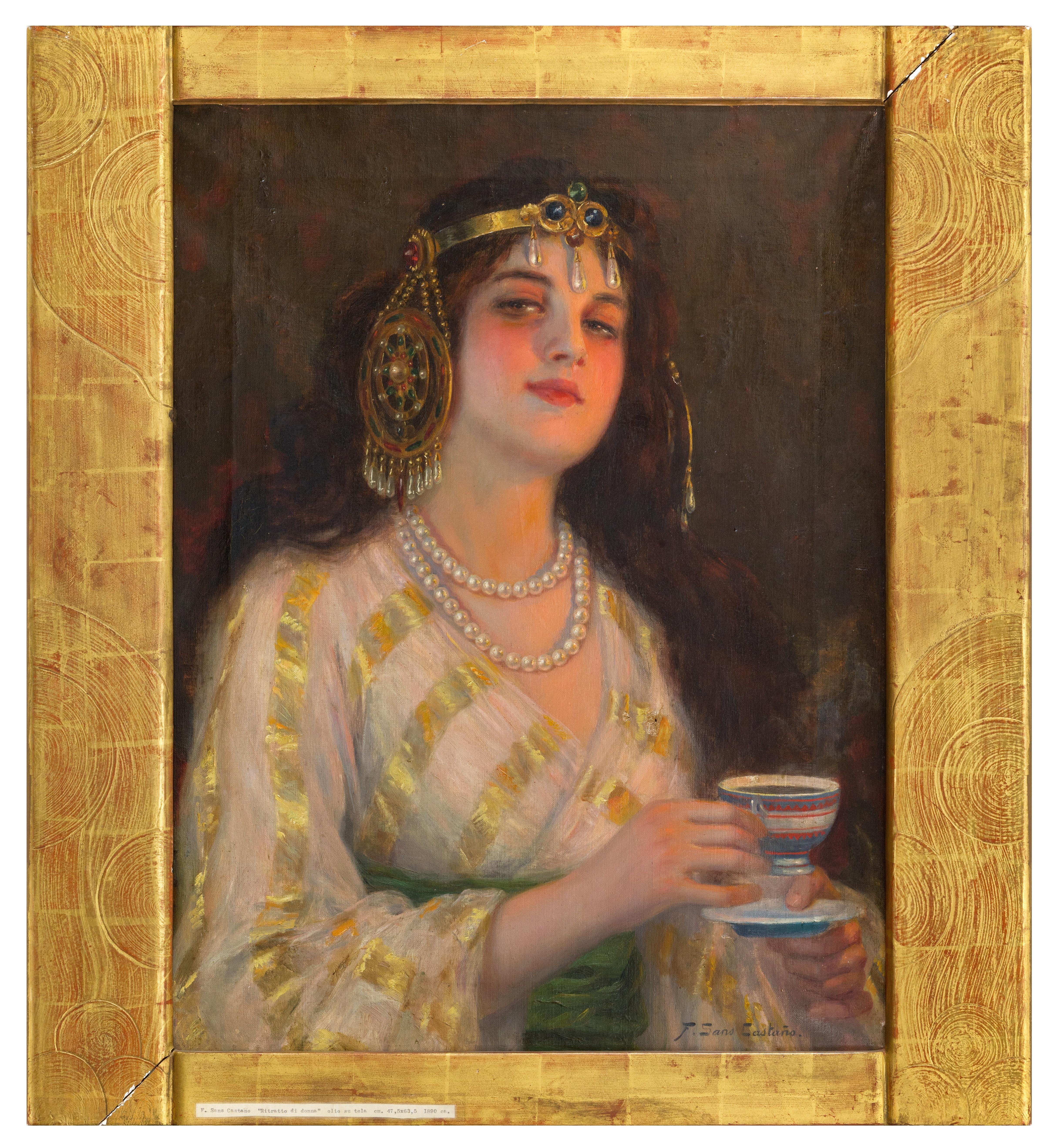 oriental woman painting