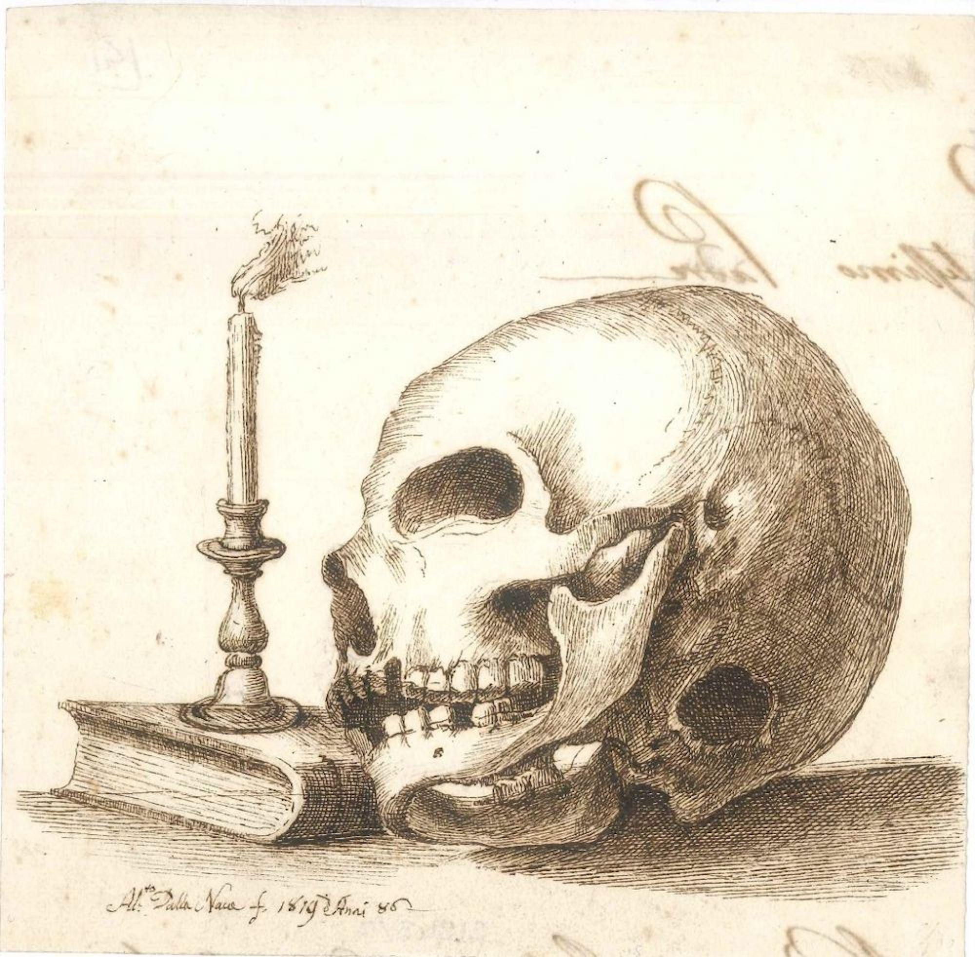 skull medieval art