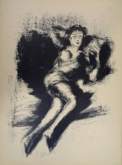 Nude - Original Lithograph by Nicolas Gloutchenko - Modern Art - 1928