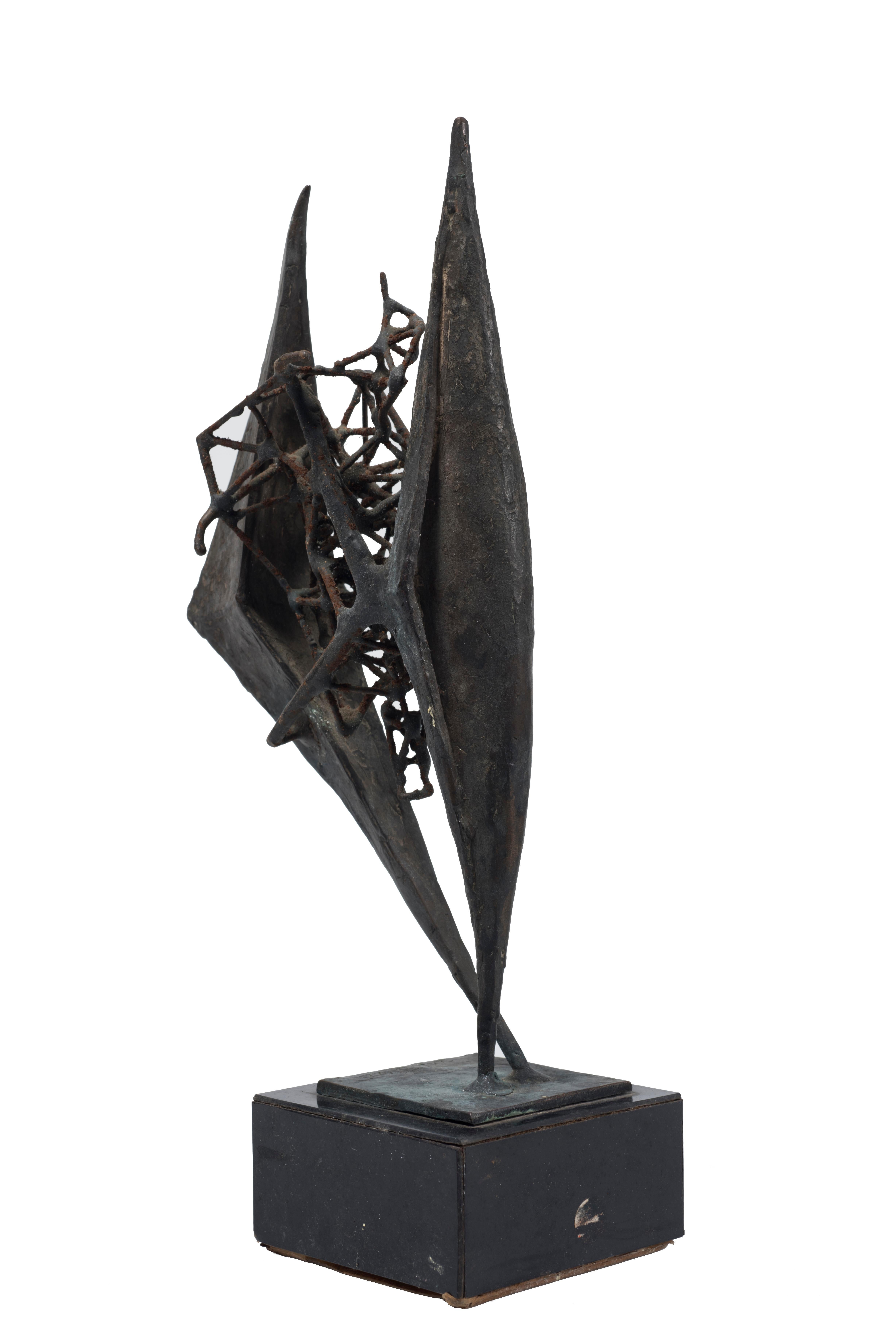 Lovers - Bronze Sculpture by Luciano Minguzzi - 1950s For Sale 2