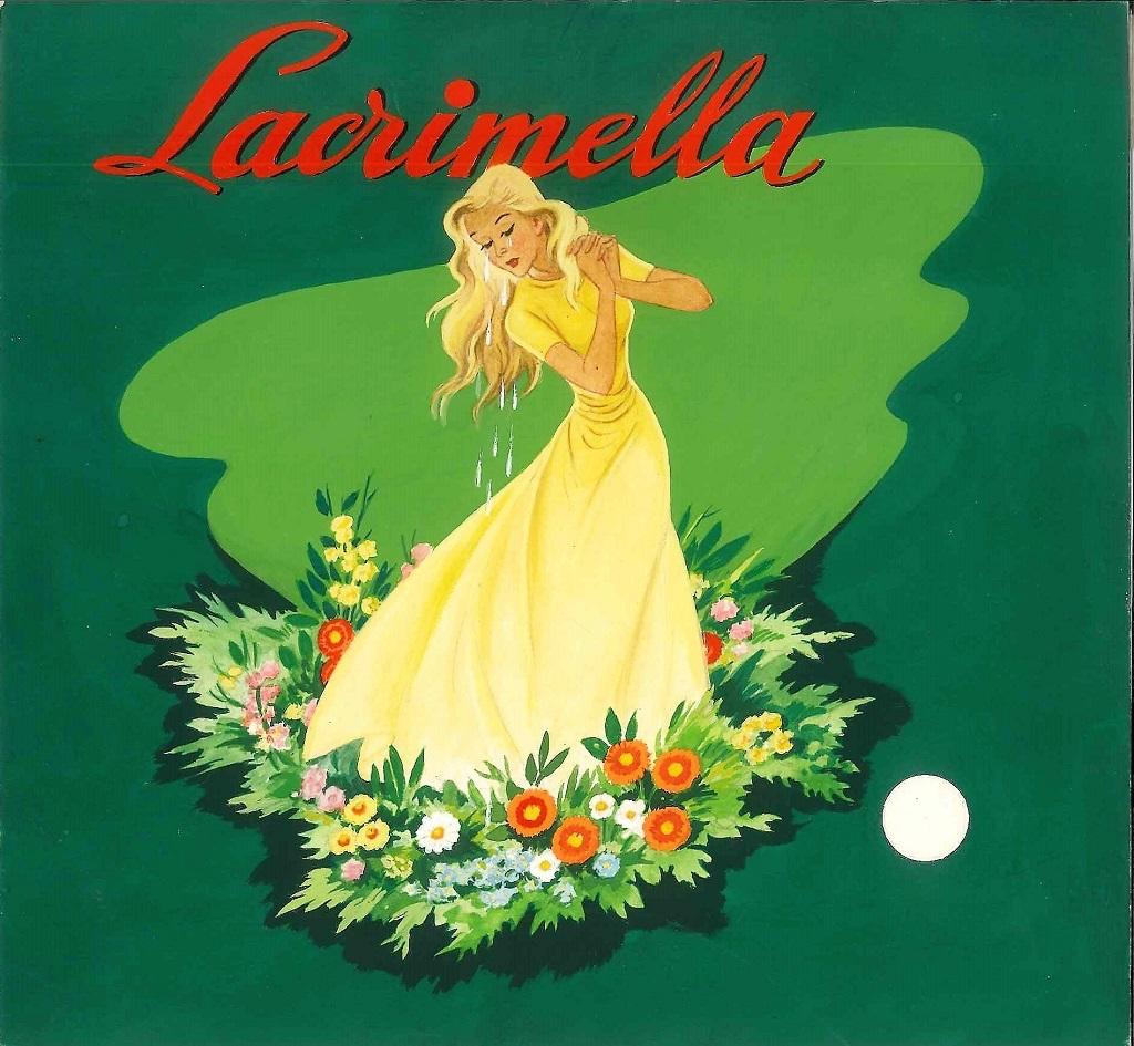 Lacrimella is an original artwork realized by Italo Orsi in the 1930s.

Tempera on paper. The artwork consists of four sheets numbered on the back; the sheets represent the artist's proofs for the cover of the book "Lacrimella", a fairy tale for