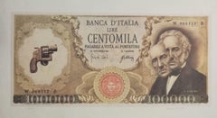 Centomila Lire - Litografia originale di Claudio Cintoli - Anni '70